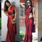 Saree Poses For Photoshoot at Home for Girls